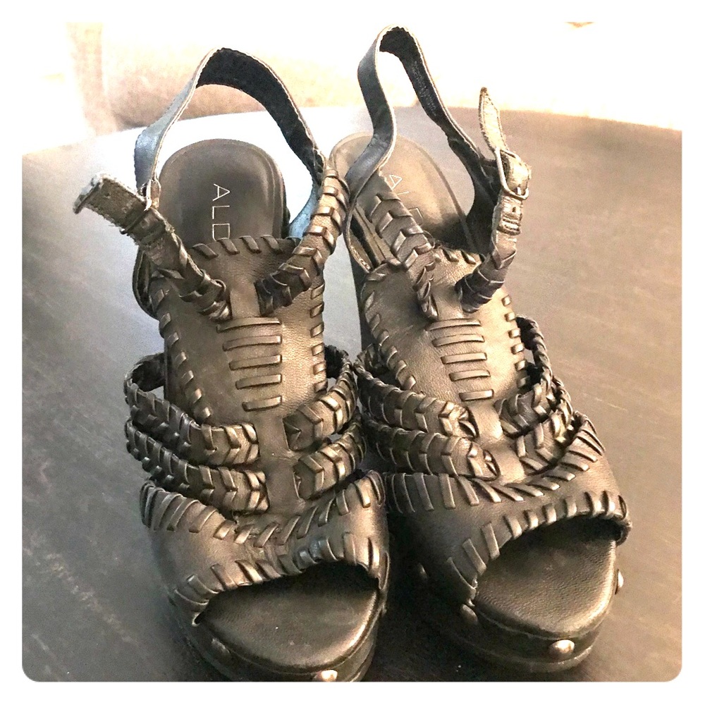 Aldo Black Wedge